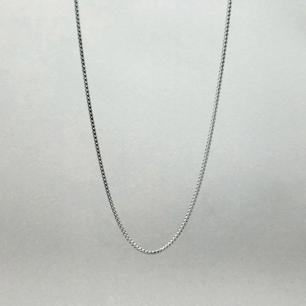 Sterling Silver 1.5mm Franco Link Pendant Chain Image 2 Arezzo Jewelers Elmwood Park, IL