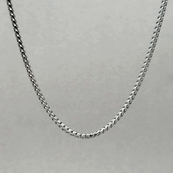Sterling Silver 1.5mm Franco Link Pendant Chain Image 3 Arezzo Jewelers Elmwood Park, IL