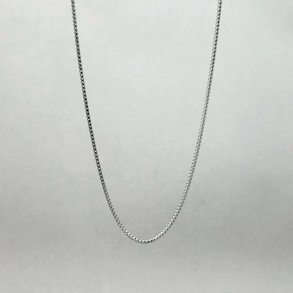 Sterling Silver 1.5mm Franco Link Pendant Chain Image 2 Arezzo Jewelers Elmwood, IL