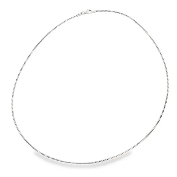 Sterling Silver 1.5mm Franco Link Pendant Chain Image 4 Arezzo Jewelers Elmwood, IL