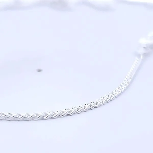 Sterling Silver 2mm Curb Link Chain Image 3 Arezzo Jewelers Elmwood, IL