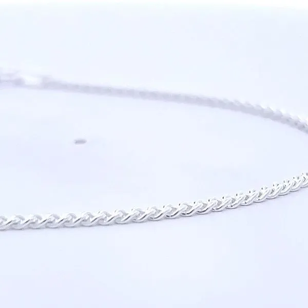 Sterling Silver 2mm Curb Link Chain Image 4 Arezzo Jewelers Elmwood, IL