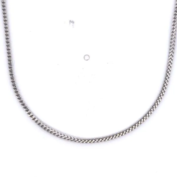 Silver Franco Link Pendant Chain Image 2 Arezzo Jewelers Elmwood Park, IL