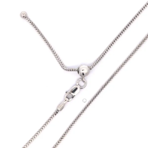 1.2mm Silver Franco Link Pendant Chain Arezzo Jewelers Elmwood Park, IL