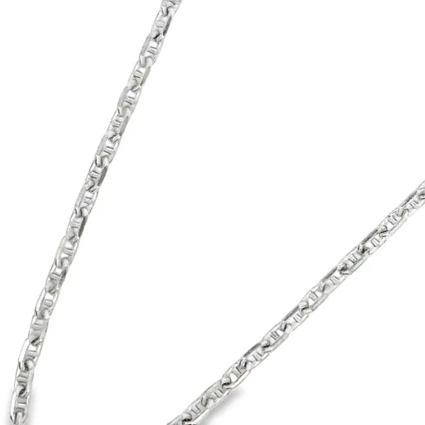 1.2mm Sterling Silver Anchor Link Pendant Chain Image 2 Arezzo Jewelers Elmwood Park, IL