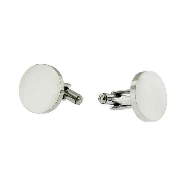 Stainless Steel Cufflinks Arezzo Jewelers Elmwood Park, IL