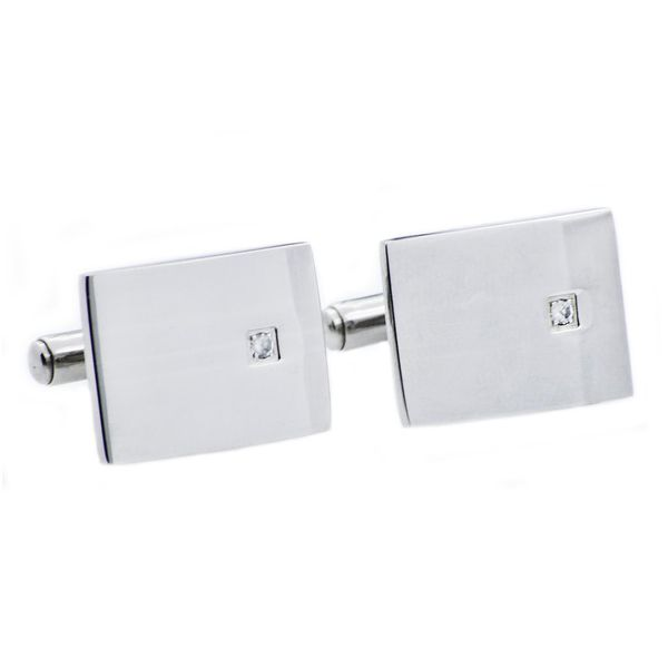 Mens Stainless Steel Cuff Links Arezzo Jewelers Elmwood Park, IL