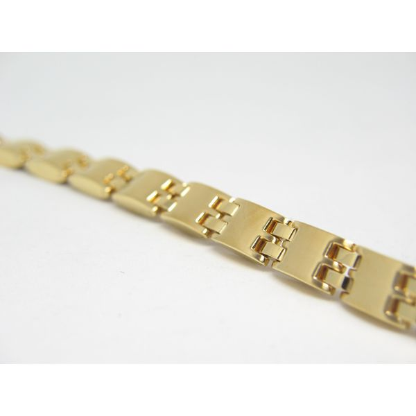 Men’s stainless steel Byzantine style bracelet Image 2 Arezzo Jewelers Elmwood Park, IL
