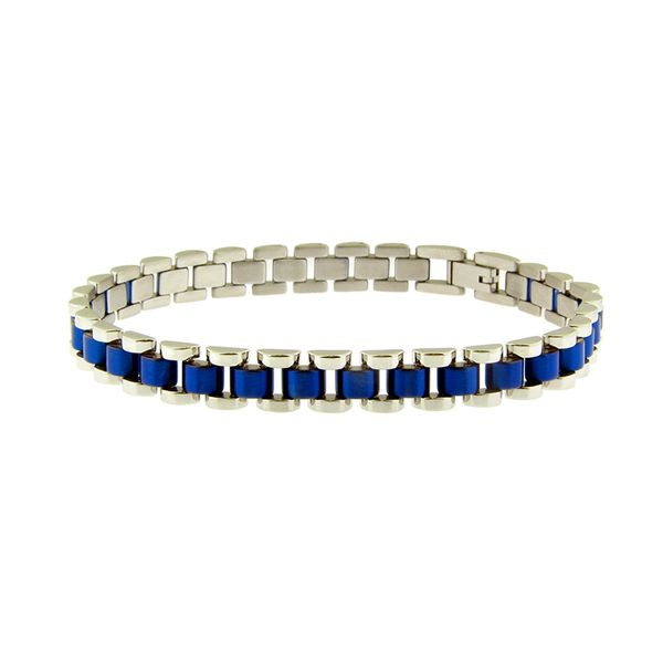 Steel Blue Rolex Style Bracelet Arezzo Jewelers Elmwood Park, IL