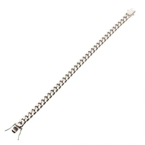 8mm Steel Miami Cuban Chain Bracelet Image 2 Arezzo Jewelers Elmwood Park, IL