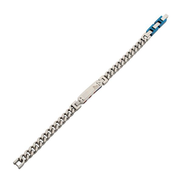 EST. 1776: 8mm Flag Profile Bracelet Image 3 Arezzo Jewelers Elmwood Park, IL
