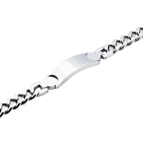 Mens Stainless Steel ID-Engraveable Bracelet Arezzo Jewelers Elmwood Park, IL