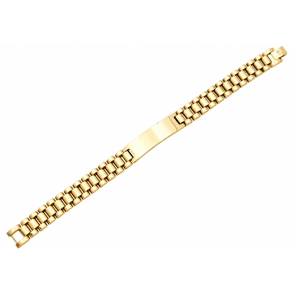 Mens Engravable Stainless Steel ID Bracelet Image 2 Arezzo Jewelers Elmwood Park, IL