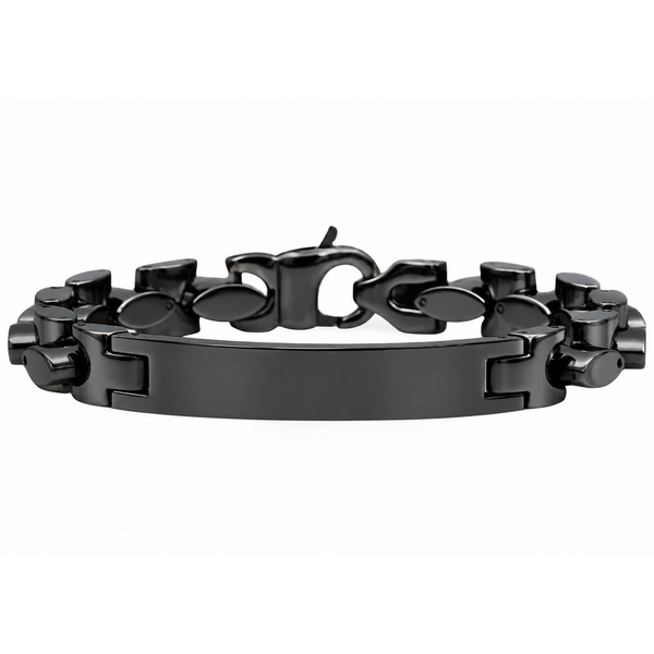 Mens Stainless Steel ID- Engraveable Bracelet Arezzo Jewelers Elmwood Park, IL