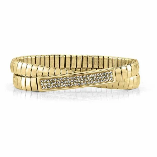 Nomination 24k Gold Colored Steel Adjustable Bracelet - XTE Arezzo Jewelers Elmwood Park, IL