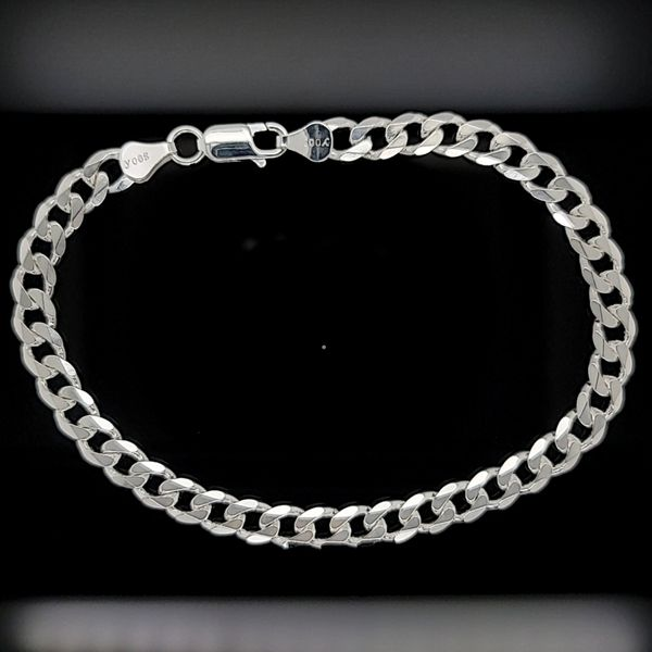 Silver 6.5mm Cuban Link Bracelet Arezzo Jewelers Elmwood Park, IL