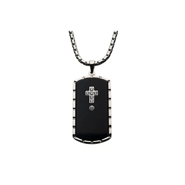 Swarovski dog tag necklace store
