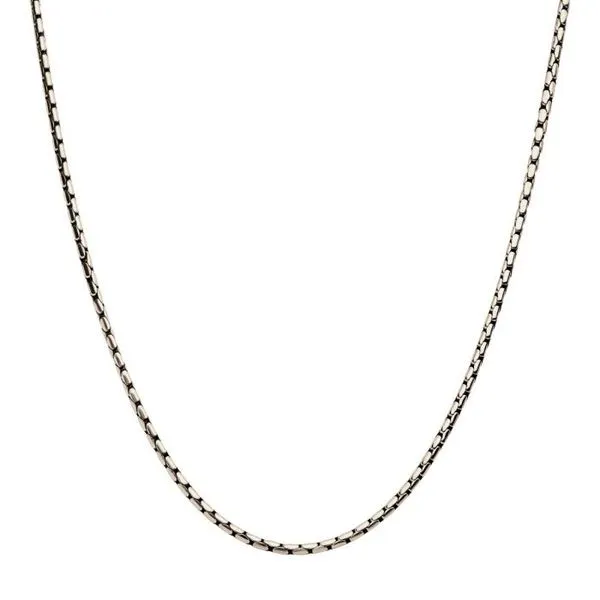 Steel Boston Link Chain Necklace Arezzo Jewelers Elmwood Park, IL