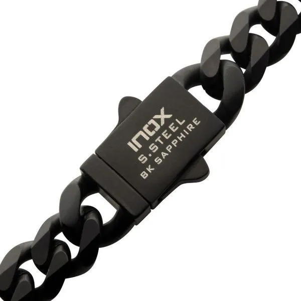 6mm Black IP Steel Matte Finish Miami Cuban Chain Image 5 Arezzo Jewelers Elmwood Park, IL