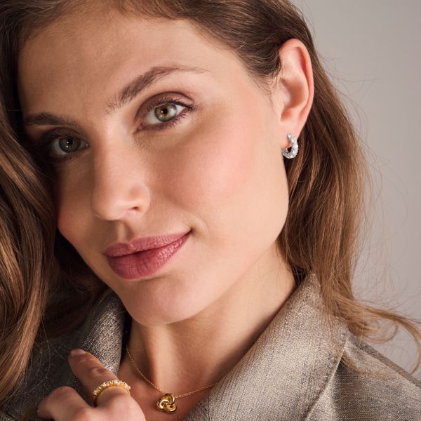 Earrings Belluno Creolo Parvus Image 2 Arezzo Jewelers Elmwood Park, IL