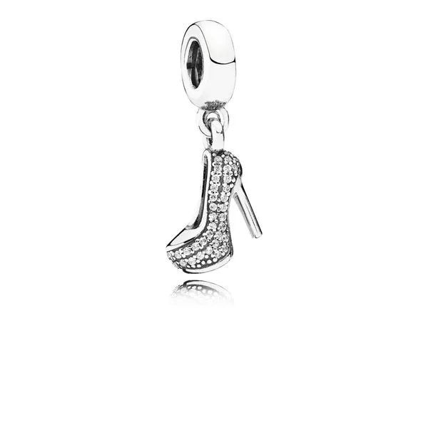 Sparkling Stiletto Dangle Charm, Clear CZ Arezzo Jewelers Elmwood Park, IL