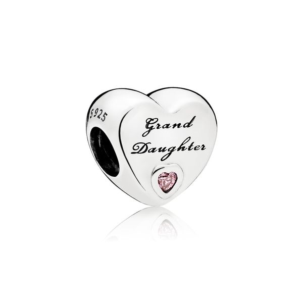 Granddaughter's Love Charm, Pink CZ Arezzo Jewelers Elmwood Park, IL