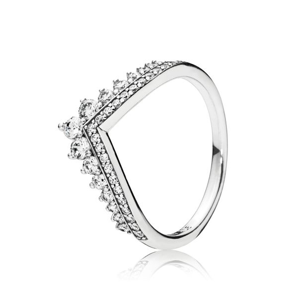 Princess Wish Ring, Clear CZ - Size 60 Arezzo Jewelers Elmwood Park, IL