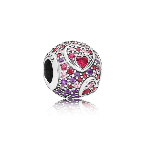 PANDORA Asymmetric Hearts of Love Charm Arezzo Jewelers Elmwood Park, IL