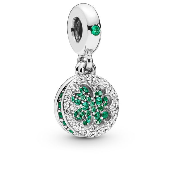 Pandora Lucky Four Leaf Clover Dangle Charm Arezzo Jewelers Elmwood Park, IL