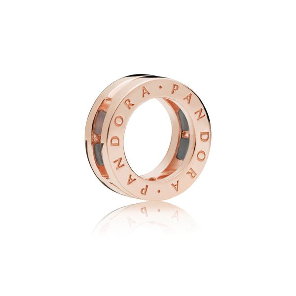 PANDORA Reflexions™ Logo Clip Charm, PANDORA Rose™ Arezzo Jewelers Elmwood Park, IL