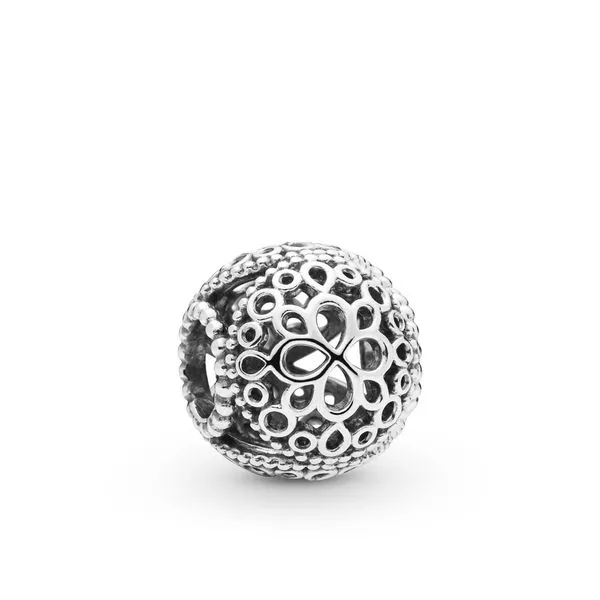 Openwork Flower Charm Arezzo Jewelers Elmwood Park, IL