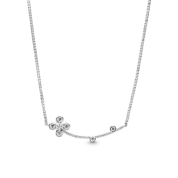 Four-Petal Flower Necklace Arezzo Jewelers Elmwood Park, IL