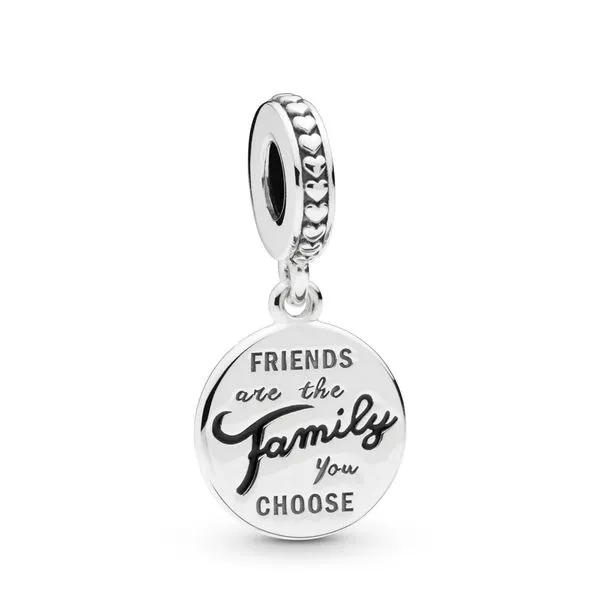 Friends Are Family Dangle Charm Arezzo Jewelers Elmwood Park, IL