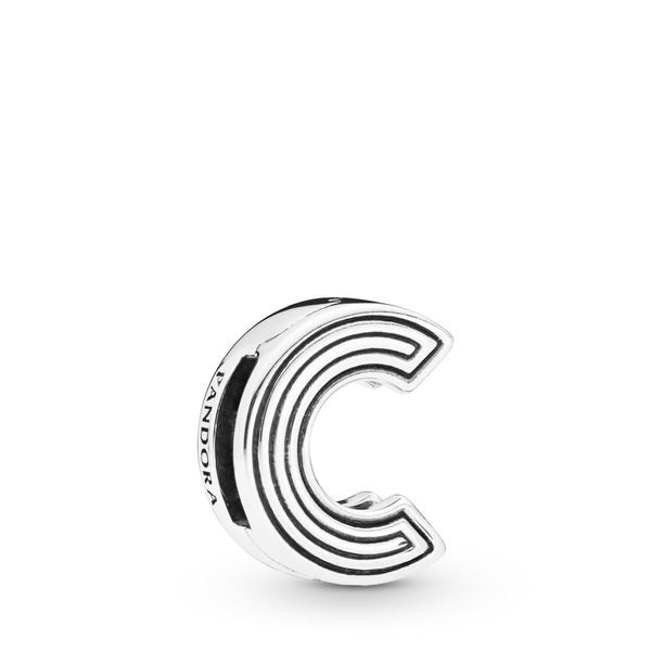 Pandora Reflexions™ Letter C Clip Charm Arezzo Jewelers Elmwood Park, IL