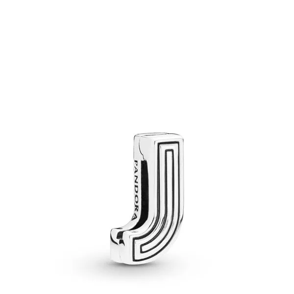 Pandora Reflexions™ Letter J Clip Charm Arezzo Jewelers Elmwood Park, IL