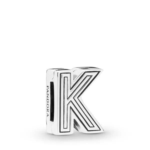 Pandora Reflexions™ Letter K Clip Charm Arezzo Jewelers Elmwood Park, IL