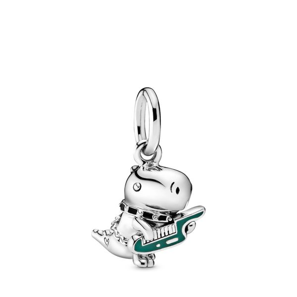 Dino the Dinosaur Punk Band Dangle Charm Arezzo Jewelers Elmwood Park, IL