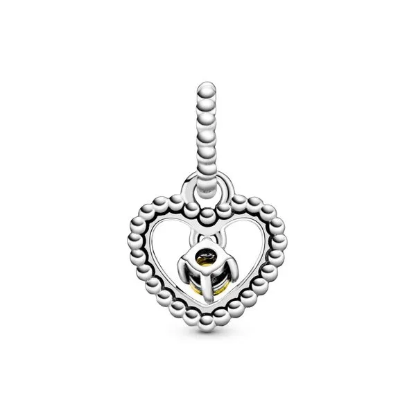 Honey Beaded Heart Dangle Charm Arezzo Jewelers Elmwood Park, IL