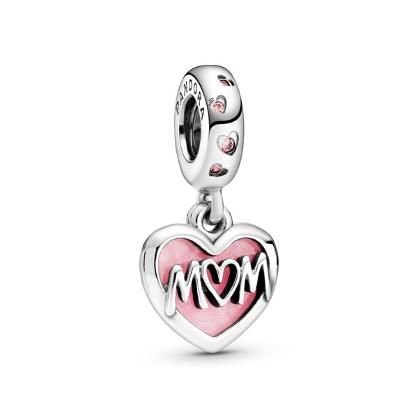 Mom Script Heart Dangle Charm Arezzo Jewelers Elmwood Park, IL