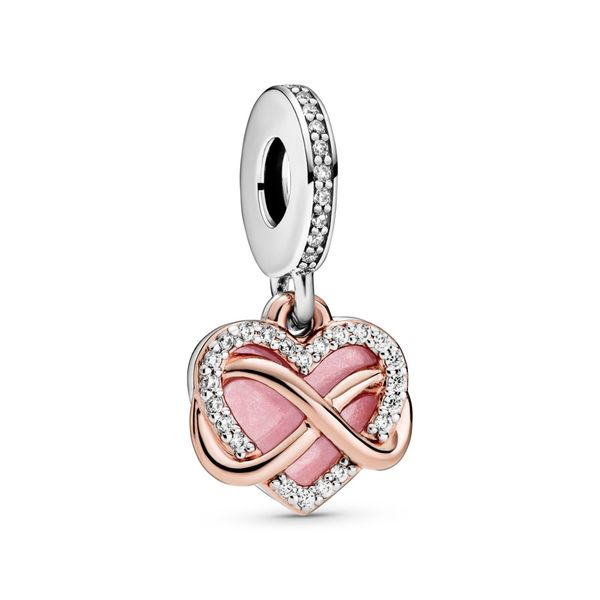 Pandora Sparkling Infinity Heart Dangle Charm Arezzo Jewelers Elmwood Park, IL