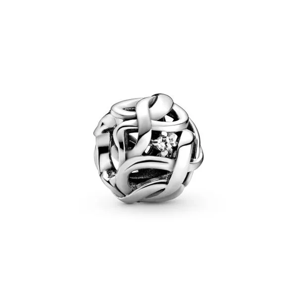 Openwork Woven Infinity Charm Arezzo Jewelers Elmwood Park, IL