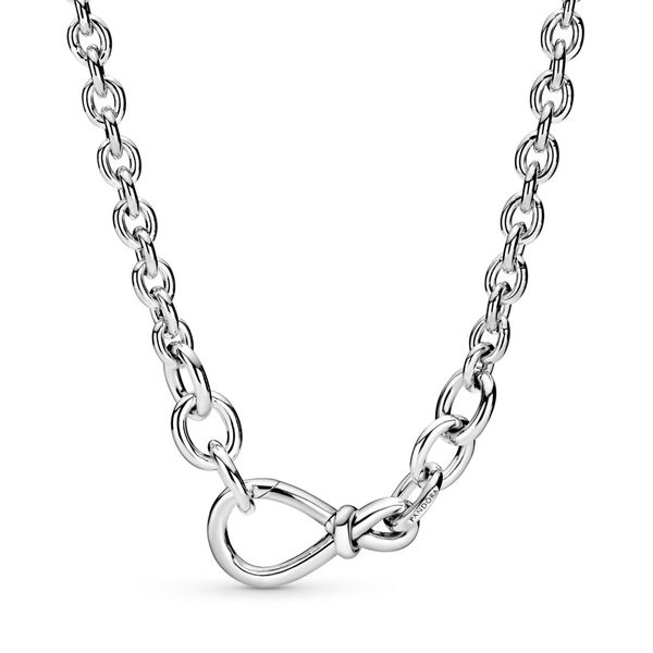 Chunky Infinity Knot Chain Necklace Arezzo Jewelers Elmwood Park, IL