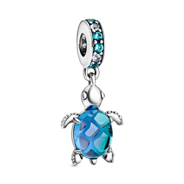 Pandora Murano Glass Sea Turtle Dangle Charm Arezzo Jewelers Elmwood Park, IL
