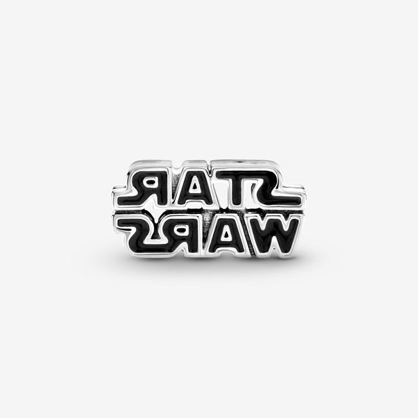 Star Wars Silver 3D Logo Charm Image 3 Arezzo Jewelers Elmwood Park, IL