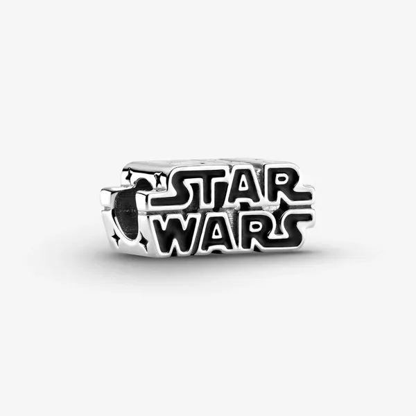 Star Wars Silver 3D Logo Charm Arezzo Jewelers Elmwood Park, IL