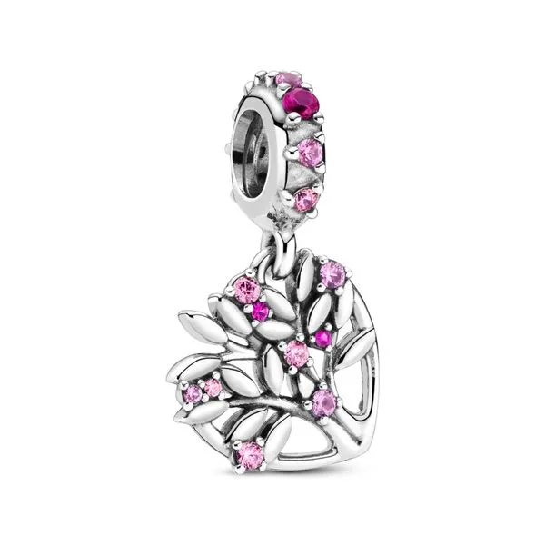 Pandora Pink Heart Family Tree Dangle Charm Arezzo Jewelers Elmwood Park, IL