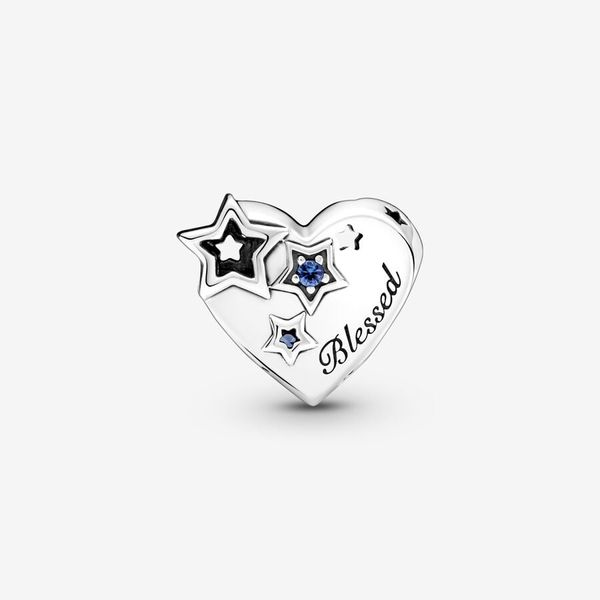 Pandora Thankful Heart & Stars Charm Image 4 Arezzo Jewelers Elmwood Park, IL