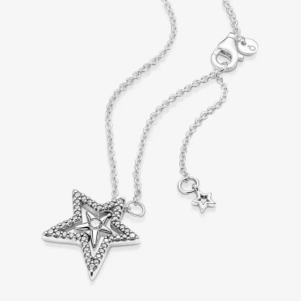 PANDORA Sparkling Asymetric Star Jewelry Gift Set Image 5 Arezzo Jewelers Elmwood Park, IL