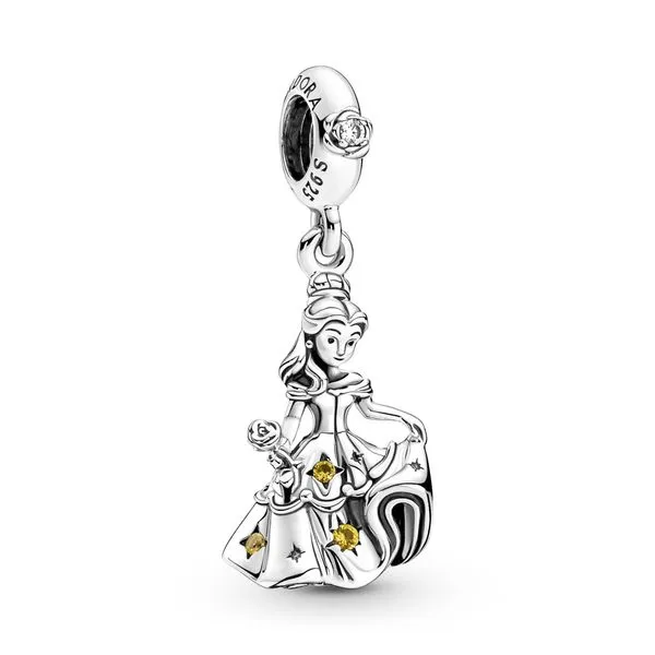 PANDORA Disney Beauty and the Beast Dancing Belle Dangle Charm Arezzo Jewelers Elmwood Park, IL