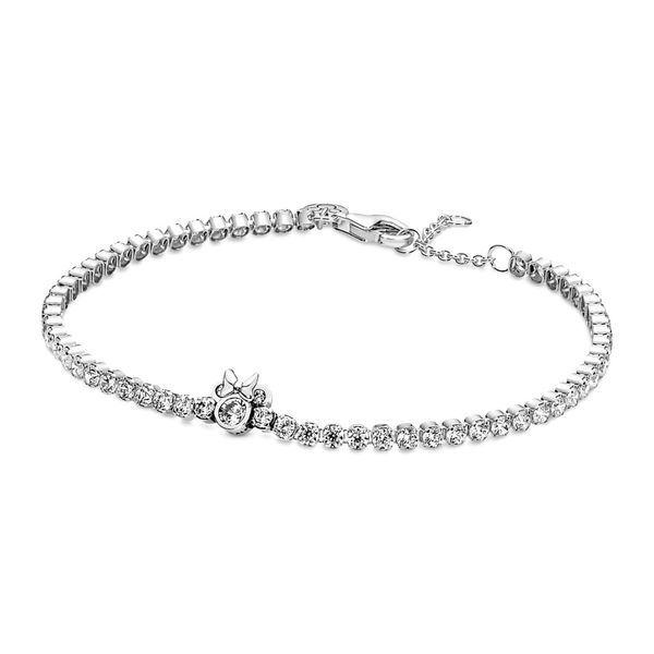 Pandora Disney Minnie Mouse Tennis Bracelet Arezzo Jewelers Elmwood Park, IL